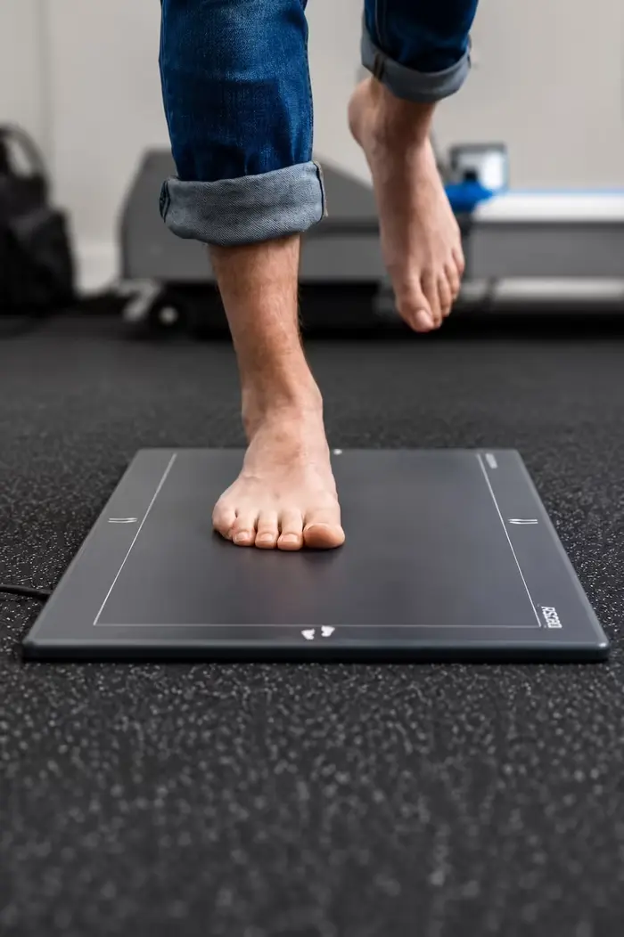 Podiatrist supporting a patient with shin splints rehabilitation at Active Step in Fareham