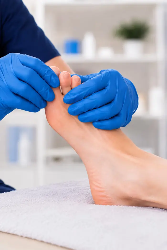 Diabetes foot health assessment at Active Step, Fareham