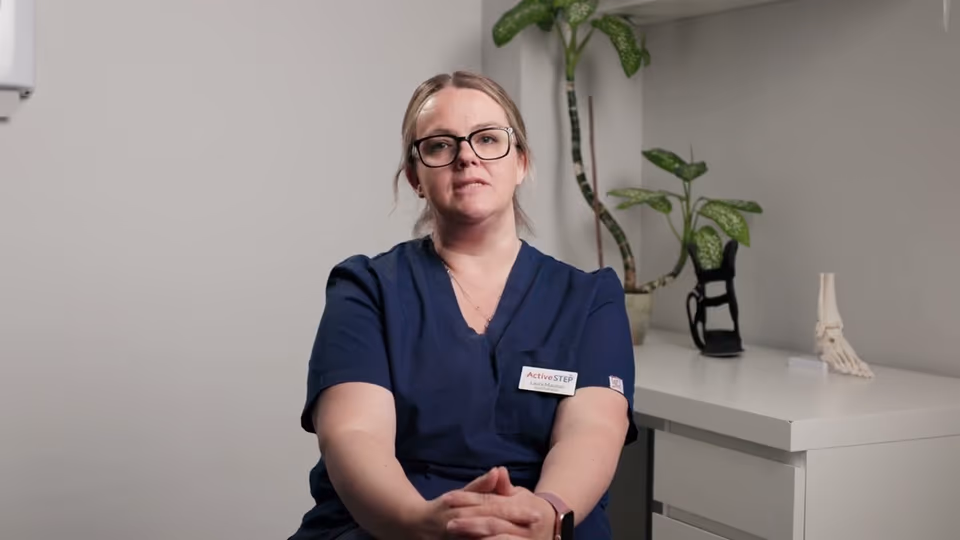 Active Step podiatrist explaining how diabetes affects your feet