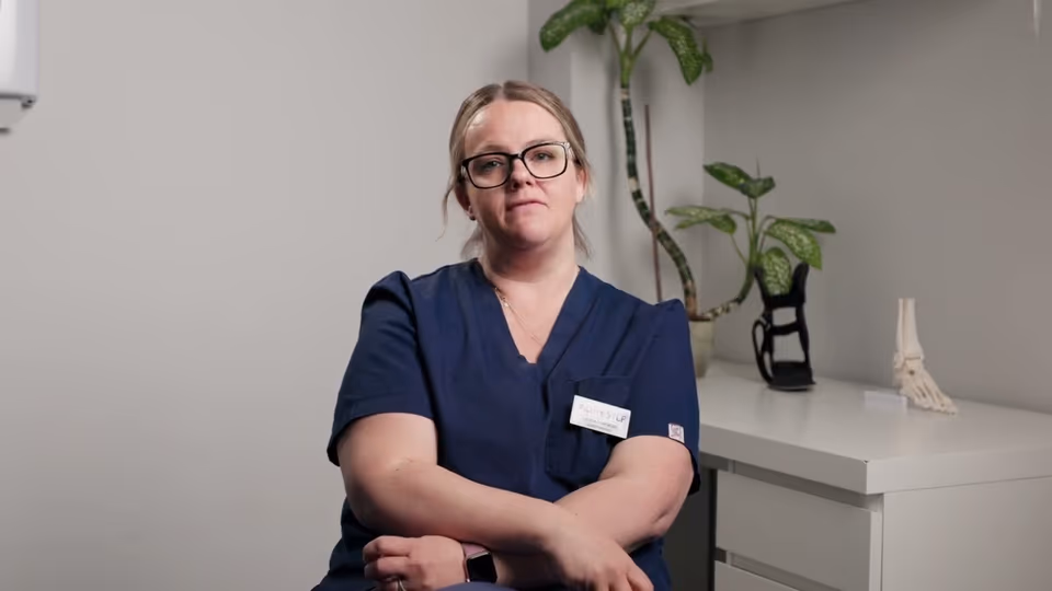 Active Step podiatrist explaining how often to get footcare with diabetes