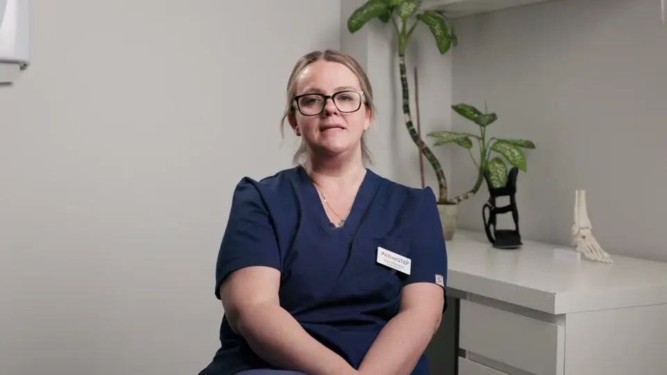 Active Step podiatrist Laura explaining whether nail surgery is painful