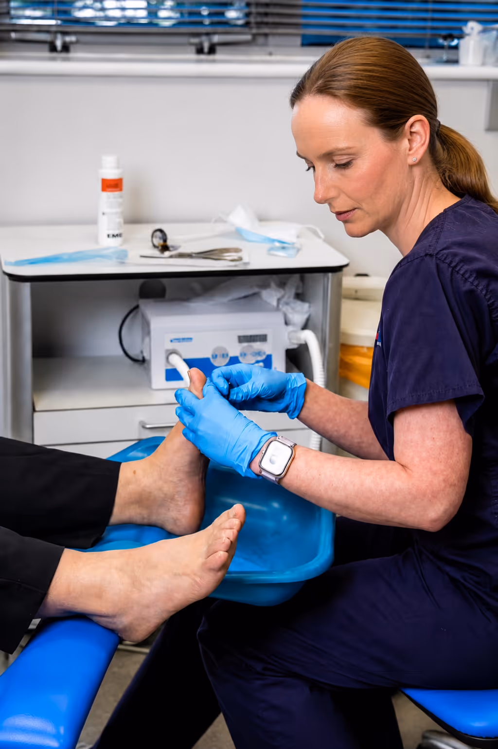 The Active Step team caring for patients at the Fareham clinic